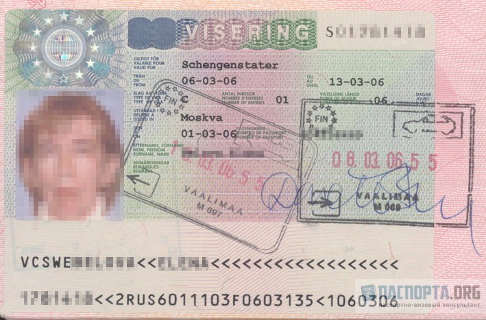 Какая виза нужна в Швецию для россиян? Так выглядит шведская виза в загранпаспорте.