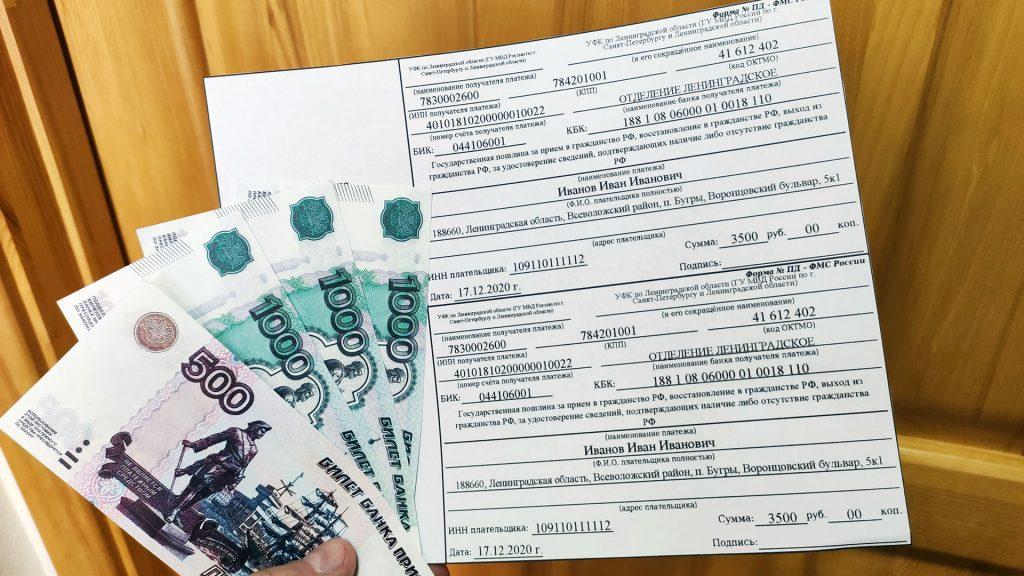 Госпошлина на гражданство РФ в 2023 году: реквизиты, оплата, сумма