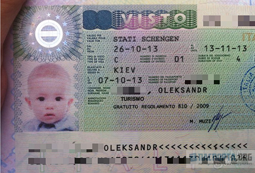 Виза в Австрию ребенку. На ребенка необходимо оформлять отдельную визу.